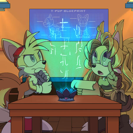 Tails and Serenity In The Lab